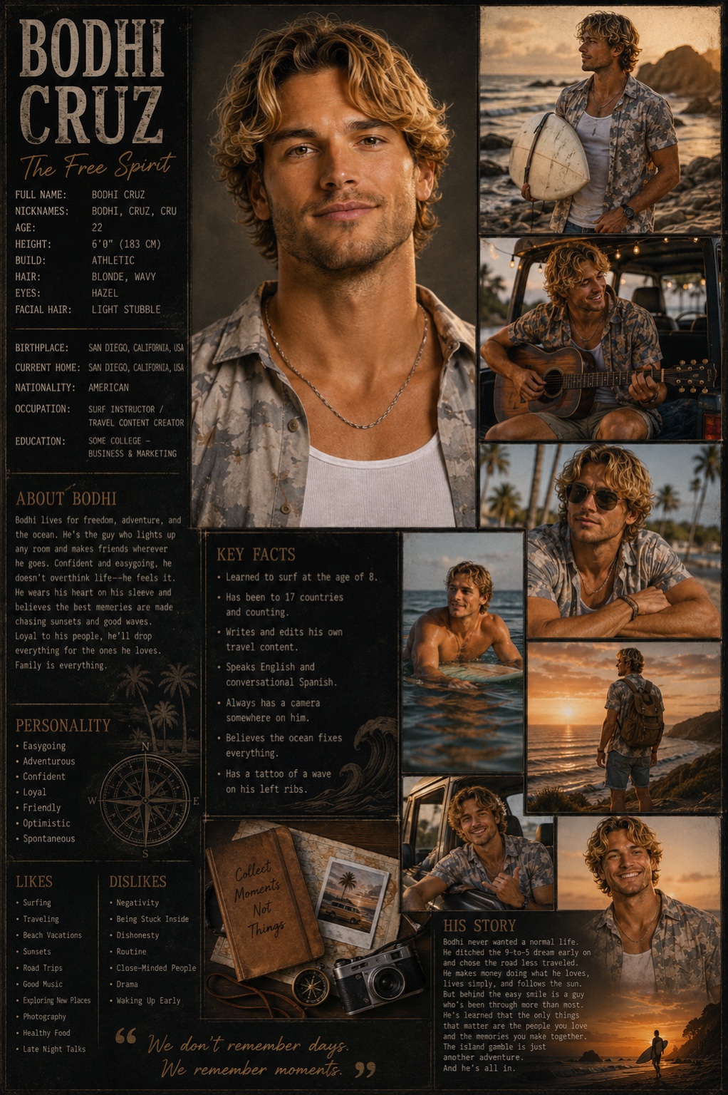 Bodhi Cruz character card