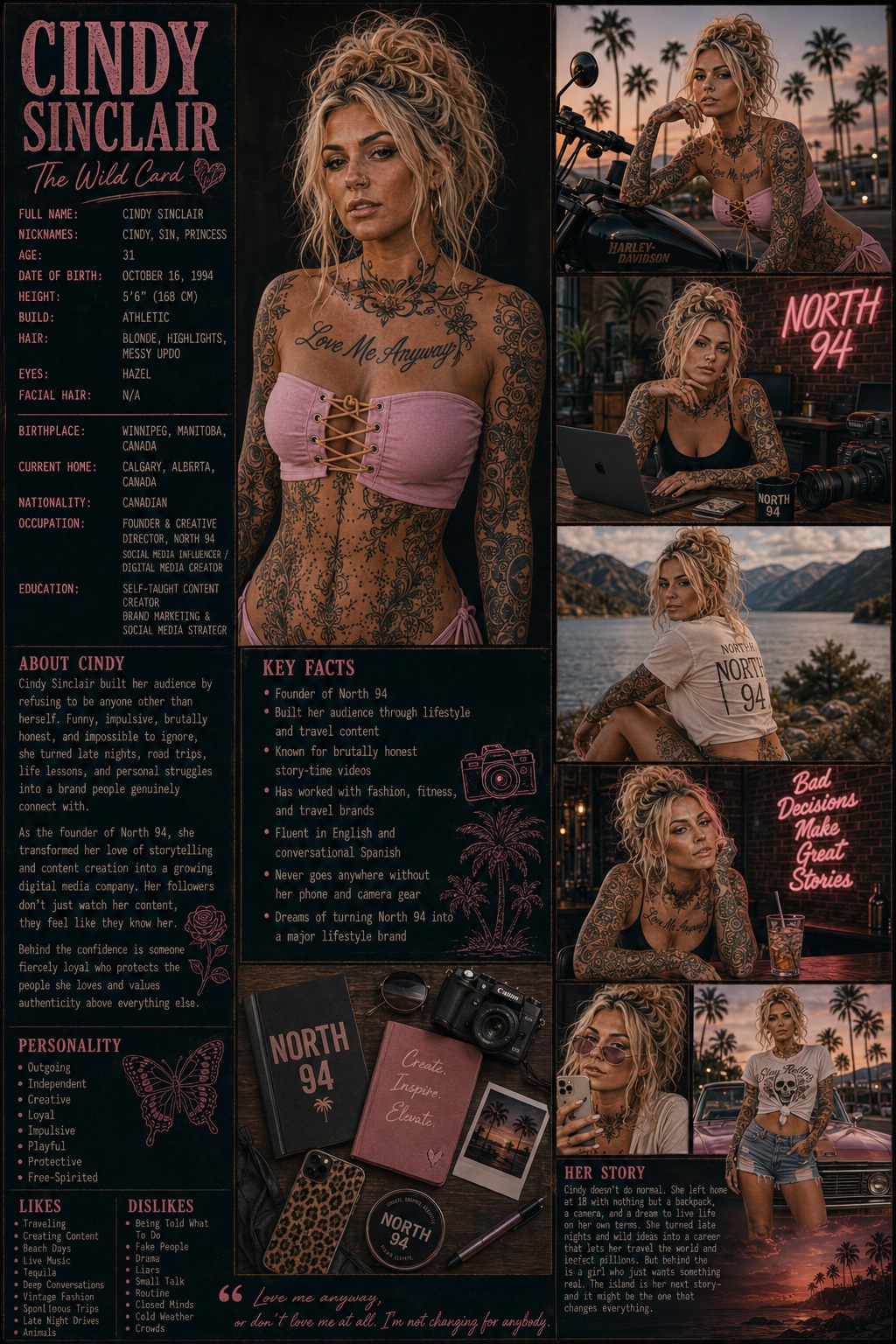 Cindy Sinclair character card